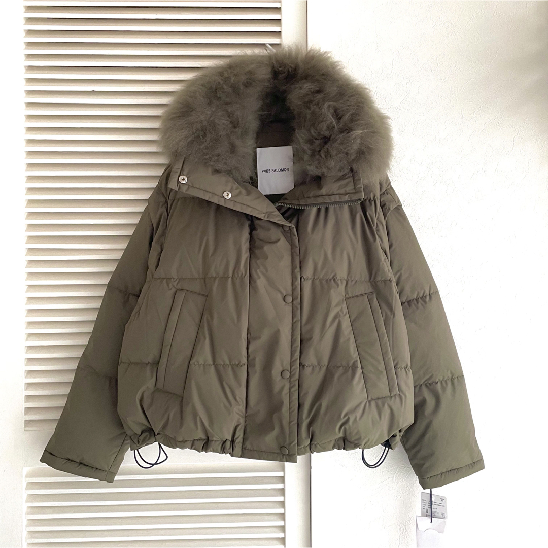 YVES SALOMON OVERSIZED DOWN JACKET(3WAY)