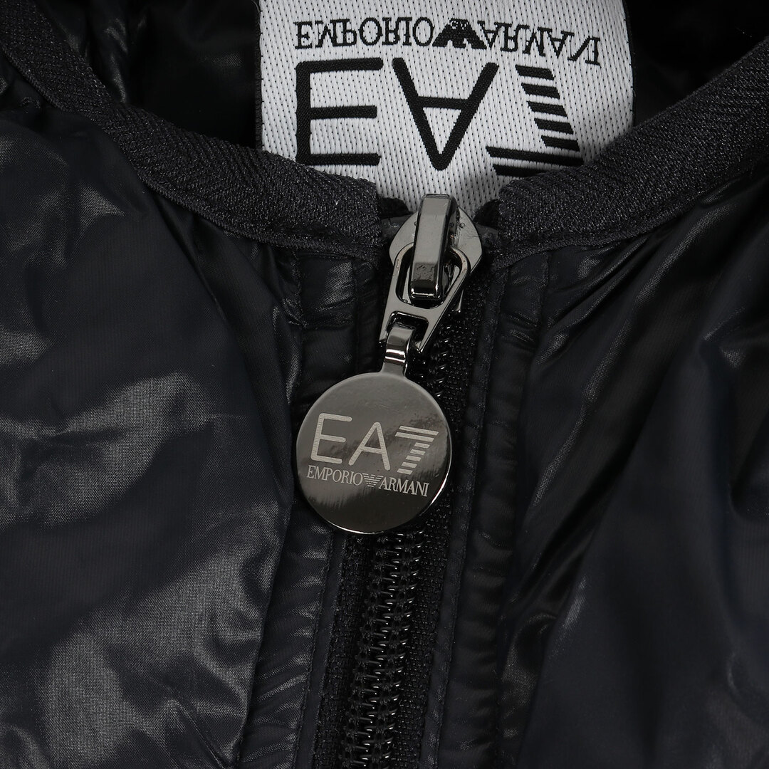 【新品】エンポリオアルマーニ EA7 ライトダウンジャケット メンズ ブラックM