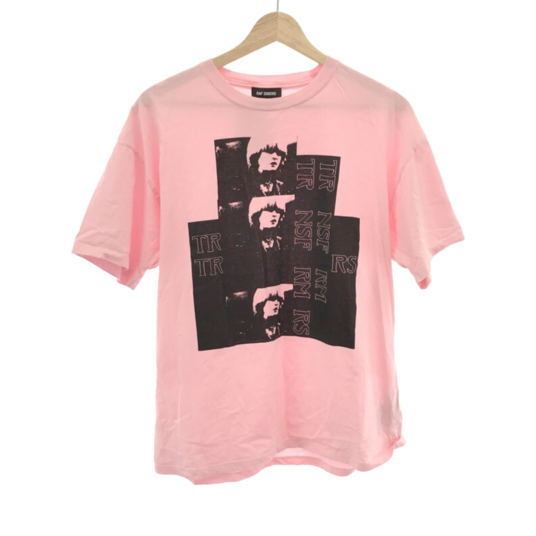 RAF SIMONS(ラフシモンズ)のRAF SIMONS ラフシモンズ 19SS レギュラーフィットプリントTシャツ ピンク S メンズのトップス(Tシャツ/カットソー(半袖/袖なし))の商品写真