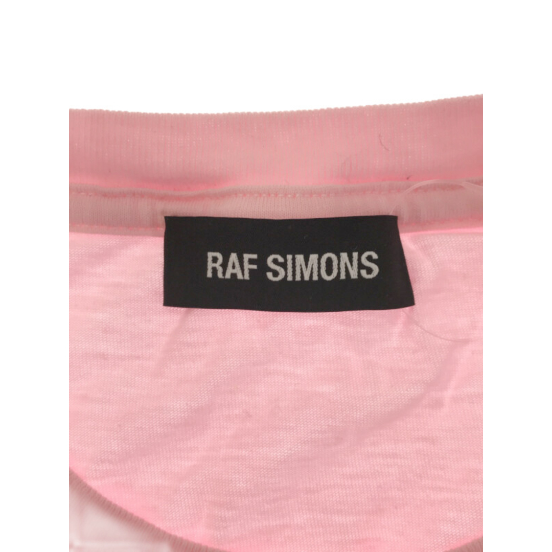 RAF SIMONS(ラフシモンズ)のRAF SIMONS ラフシモンズ 19SS レギュラーフィットプリントTシャツ ピンク S メンズのトップス(Tシャツ/カットソー(半袖/袖なし))の商品写真