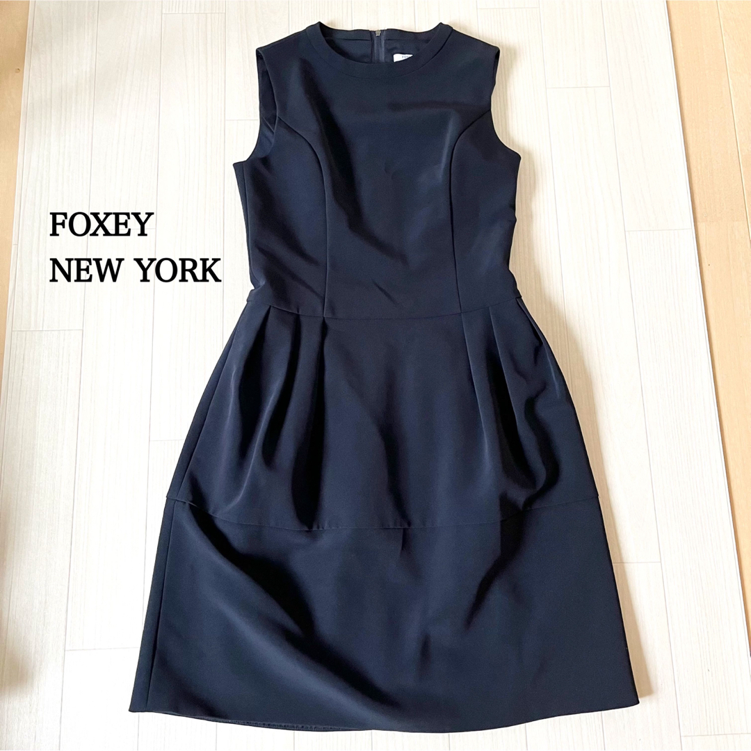 FOXEY NEWYORK タックコクーンワンピース フォクシー 34096 - www ...