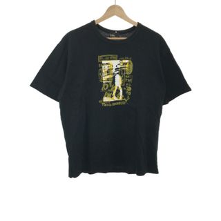 カラー(kolor)のkolor カラー 20AW 度詰め天竺プリントTシャツ ブラック 2(Tシャツ/カットソー(半袖/袖なし))