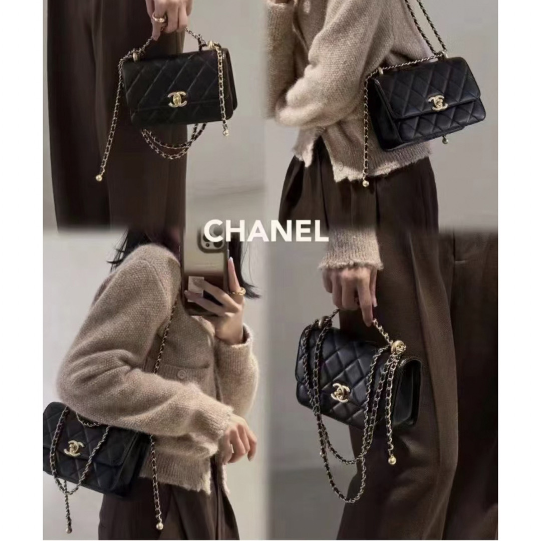 CHANEL - 【24C/超レア】CHANEL ミニ フラップバッグ ショルダー CHANEL - 【24C/超レア】CHANEL ミニ フラップバッグ ショルダー