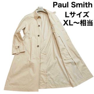 Paul Smith ステンカラーコート　ロング丈　比翼仕立て　体感XL〜相当