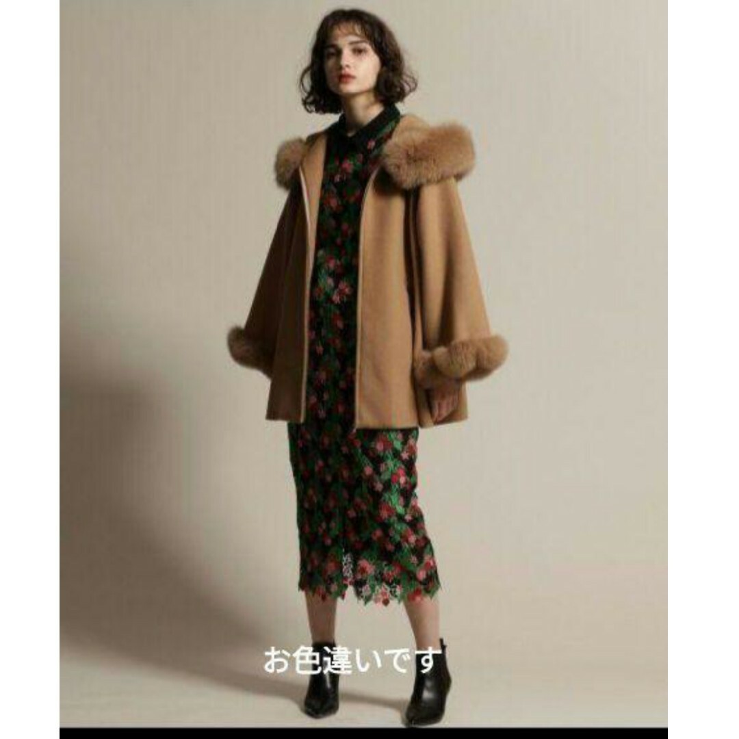 GRACE CONTINENTAL - 【高級リアルファー】定価8万超 チャコール