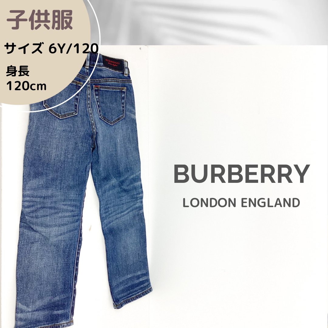 BURBERRY - 【子供服】美品!デニム/サイズ 6Y/120cm /BURBERRY/キッズ