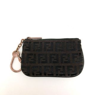 フェンディ(FENDI)のフェンディ コインケース ズッキーノ キャンバス レザー(コインケース)