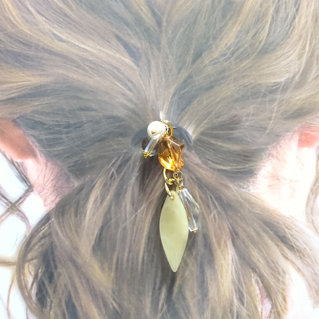 No.1150  2点セット　ポニーフック ハンドメイドのアクセサリー(ヘアアクセサリー)の商品写真