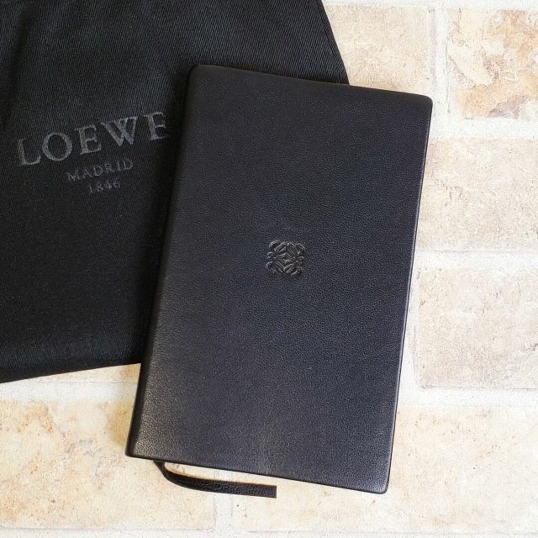 LOEWE - 未使用 ロエベ Loewe ☆ レザーカバー メモ帳 ノート 手帳