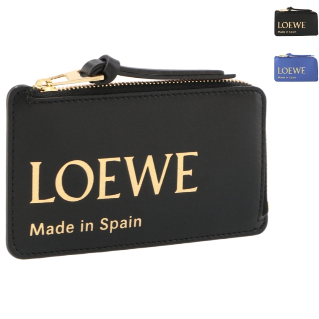 スペイン付属ロエベ LOEWE 財布 コイン カードケース エンボス ロゴ ミニ財布 フラグメントケース 2024年春夏新作 CLE0Z40X01 0088