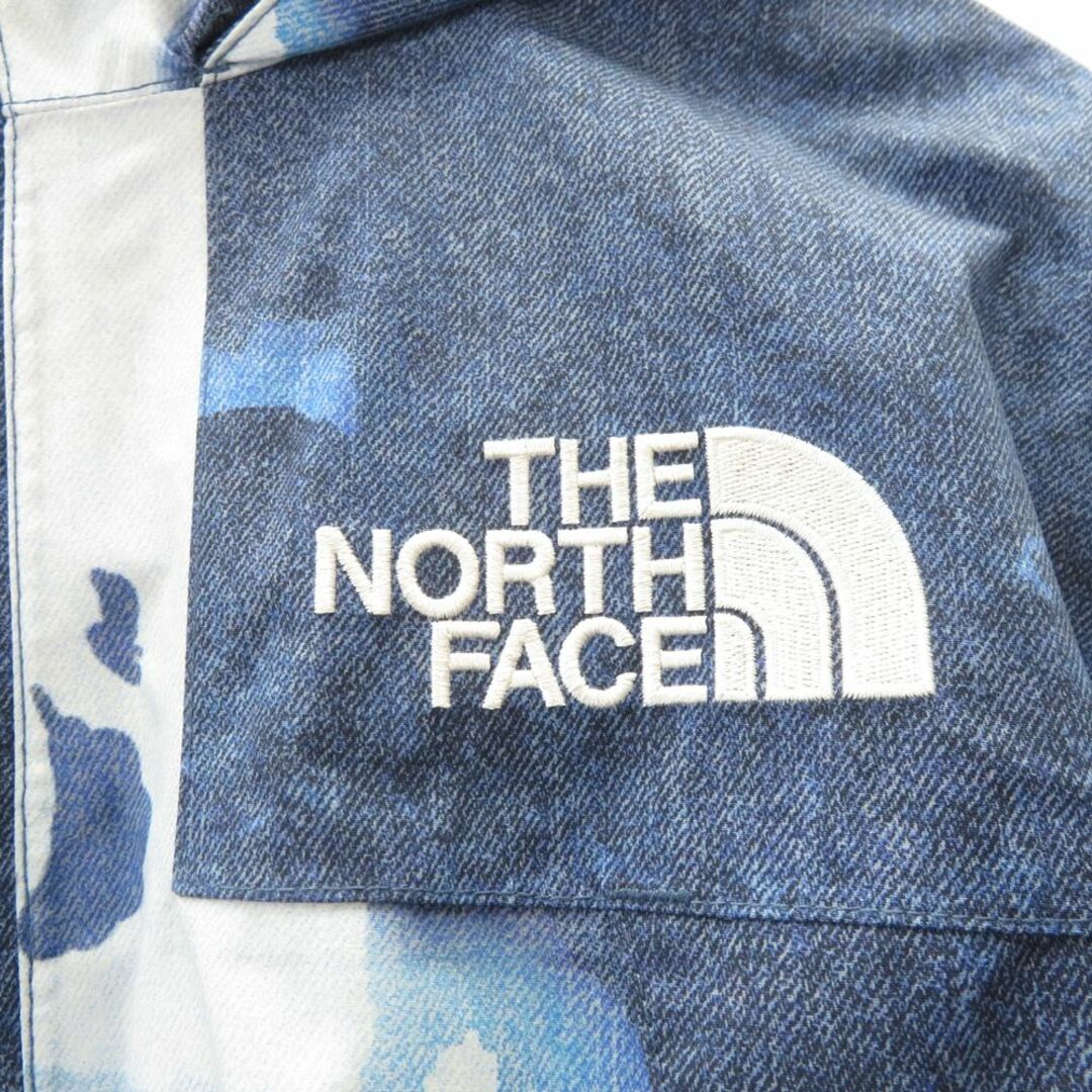 SUPREME 21aw THE NORTH FACE BLEACHED DENIM PRINT MOUNTAIN JACKET