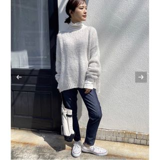 スピックアンドスパン(Spick & Span)の【TRICOTS JEAN MARC】 別注ボートネックスリットプルオーバー(ニット/セーター)