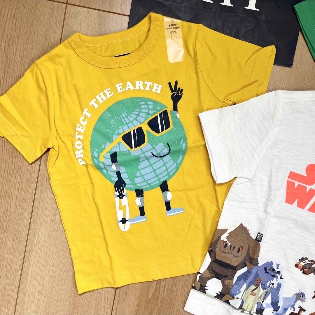 babyGAP(ベビーギャップ)の6 新品　baby gap 半袖　Tシャツ 100 105 110 綿　男の子 キッズ/ベビー/マタニティのキッズ服男の子用(90cm~)(Tシャツ/カットソー)の商品写真