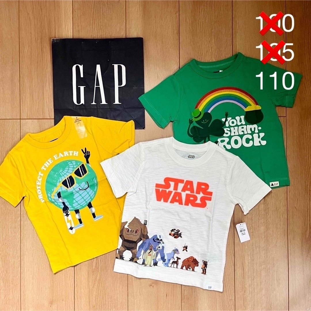 babyGAP - 6 新品 baby gap 半袖 Tシャツ 100 105 110 綿 男の子の通販