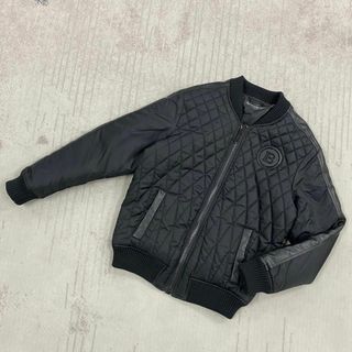 超美品 BALMAIN 50 キルティングジャケット メタルプレート