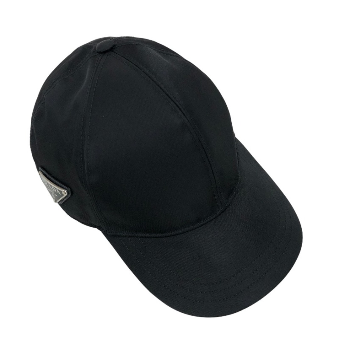 【ネット限定】プラダ PRADA キャップ リナイロン ベースボールキャップ トライアングルロゴ 2HC274 2DMI ブラック リサイクルポリアミド メンズ 帽子