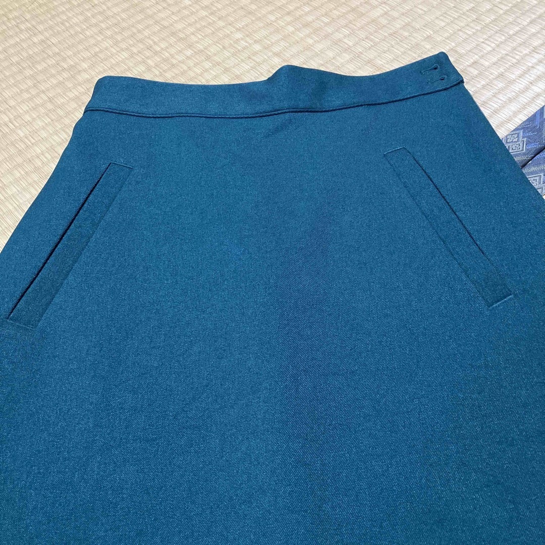 VIS レディース　ロングスカート　グリーン　M レディースのスカート(ロングスカート)の商品写真