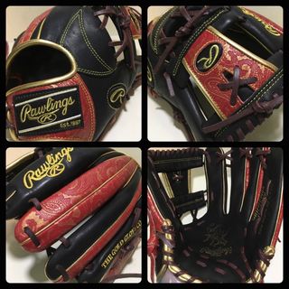 ローリングス(Rawlings)の◆ほぼ未使用品◆ ローリングス HOH 一般 軟式 内野 野球 グラブ グローブ(グローブ)