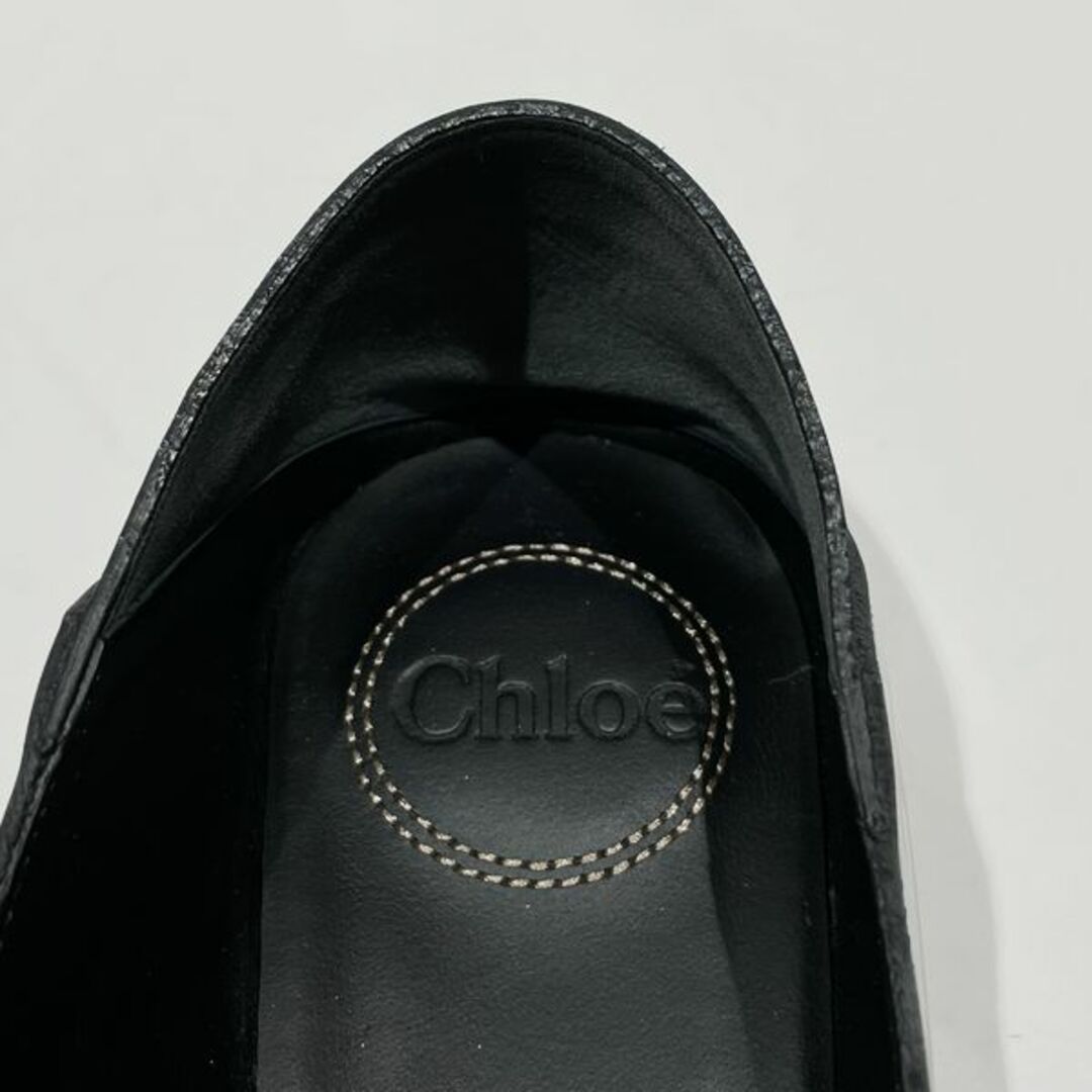 Chloe(クロエ)のChloe  ローファーバブーシュ サイズ36 2WAY C金具 CHC19S13306 レディース レディースの靴/シューズ(ローファー/革靴)の商品写真