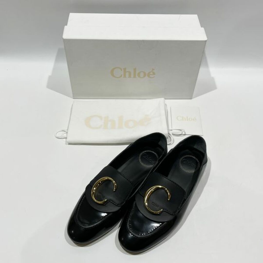 Chloe(クロエ)のChloe  ローファーバブーシュ サイズ36 2WAY C金具 CHC19S13306 レディース レディースの靴/シューズ(ローファー/革靴)の商品写真