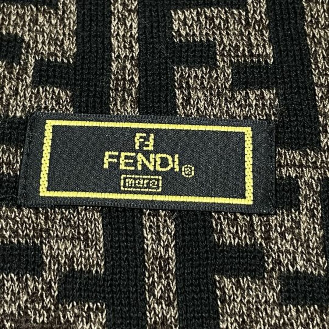 FENDI(フェンディ)のFENDI ズッカ ペカン ストライプ マフラー メンズのファッション小物(マフラー)の商品写真