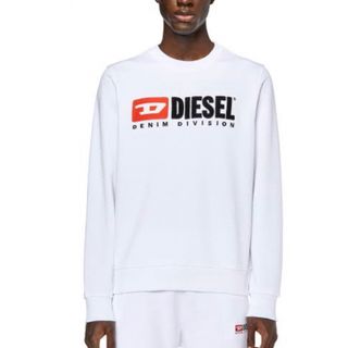 ディーゼル(DIESEL)の新品未使用！ディーゼル  DIESEL  トレーナー　ホワイトＬ(スウェット)