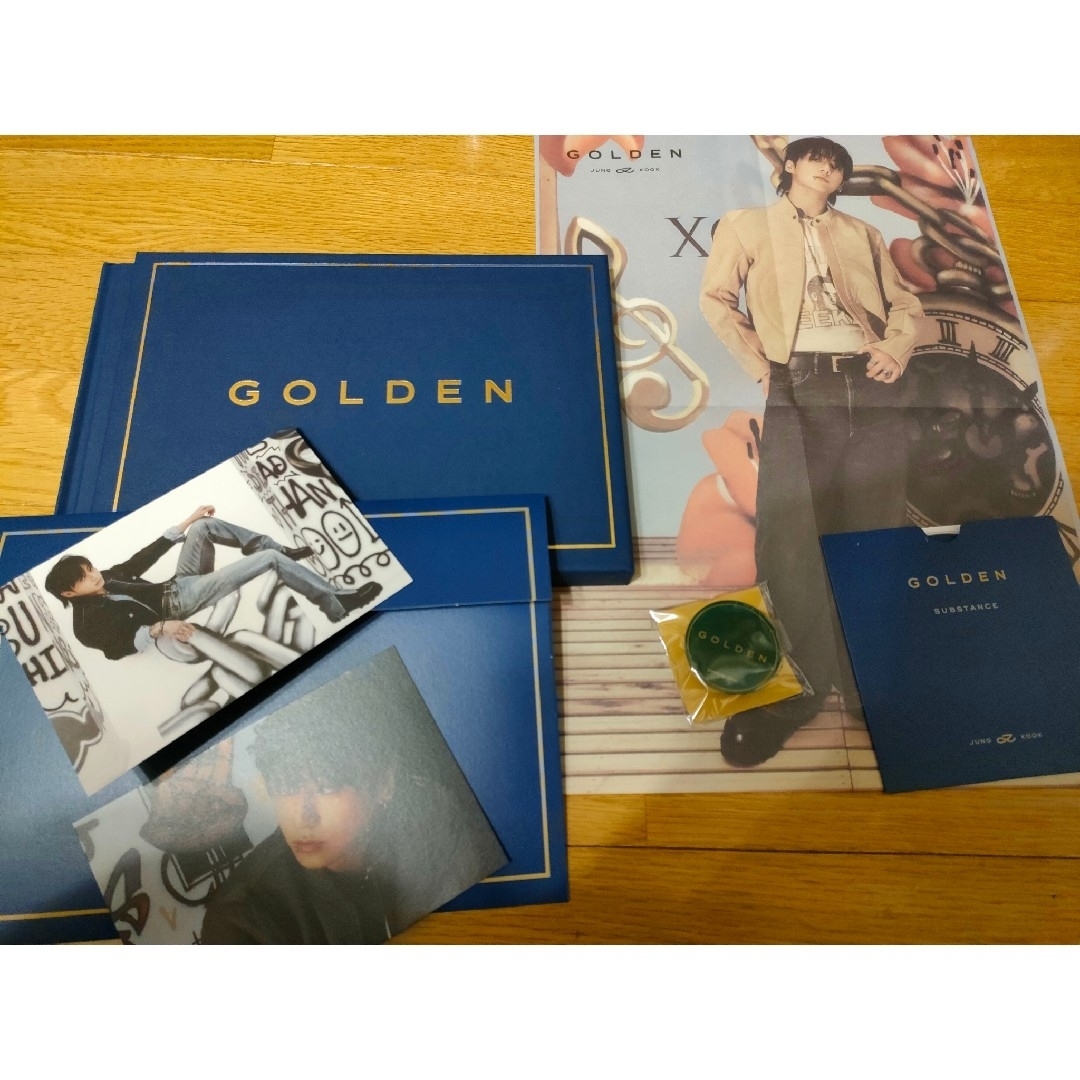 防弾少年団(BTS)(ボウダンショウネンダン)のweverse　新品未使用　BTS JUNG KOOK Album GOLDEN エンタメ/ホビーのCD(K-POP/アジア)の商品写真