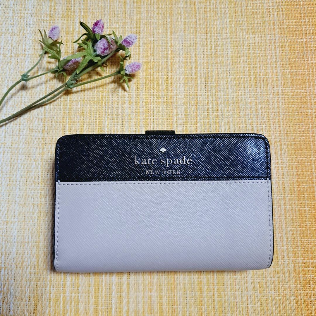 Kate spade ケイトスペード 長財布 ピンクゴールド WLR00124の+ ...