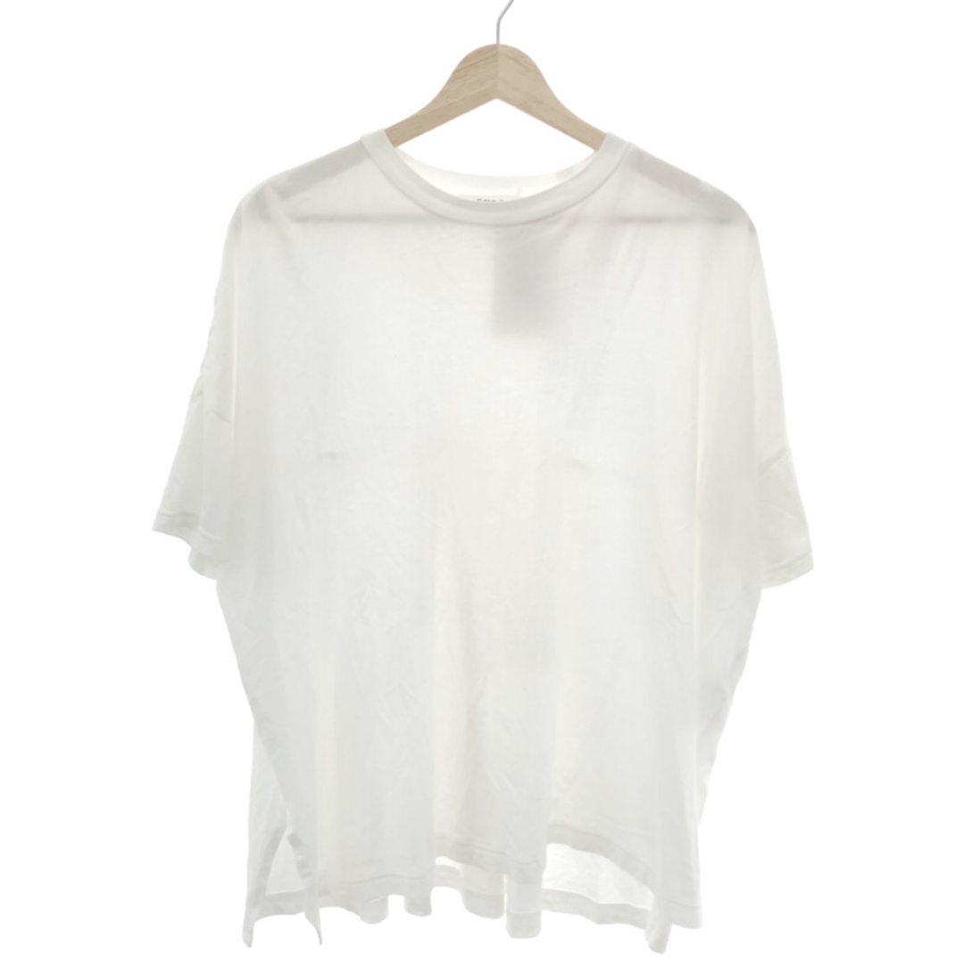 ENFOLD エンフォルド 23SS BACK-GATHER T-SHIRT Tシャツ ホワイト 38新古品使用感の無い新品同様品Ａ