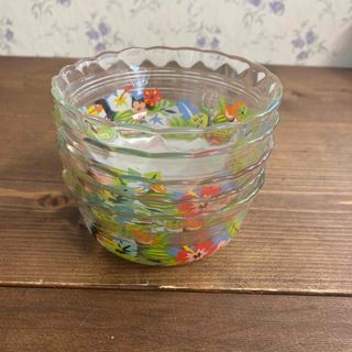 パイレックス(Pyrex)のパイレックス  ガラス　小皿　5枚セット(食器)