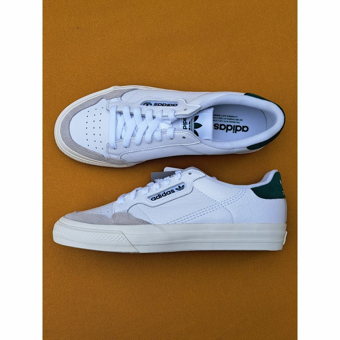 アディダス CONTINENTAL VULC 27,5cm 白緑