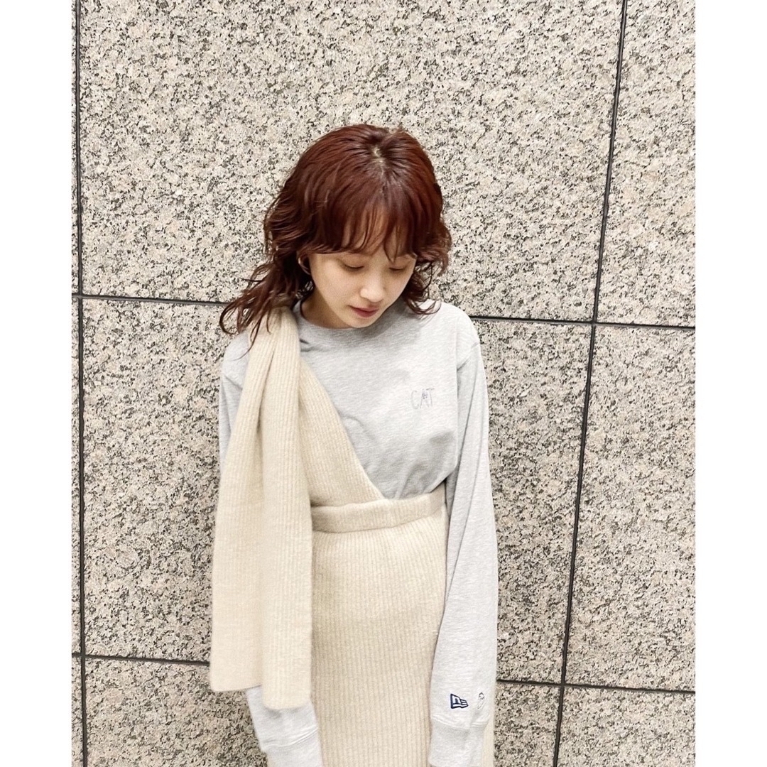 moussy(マウジー)のleinwande Fox Rib Dress& Skirt 完売品 レディースのスカート(ロングスカート)の商品写真