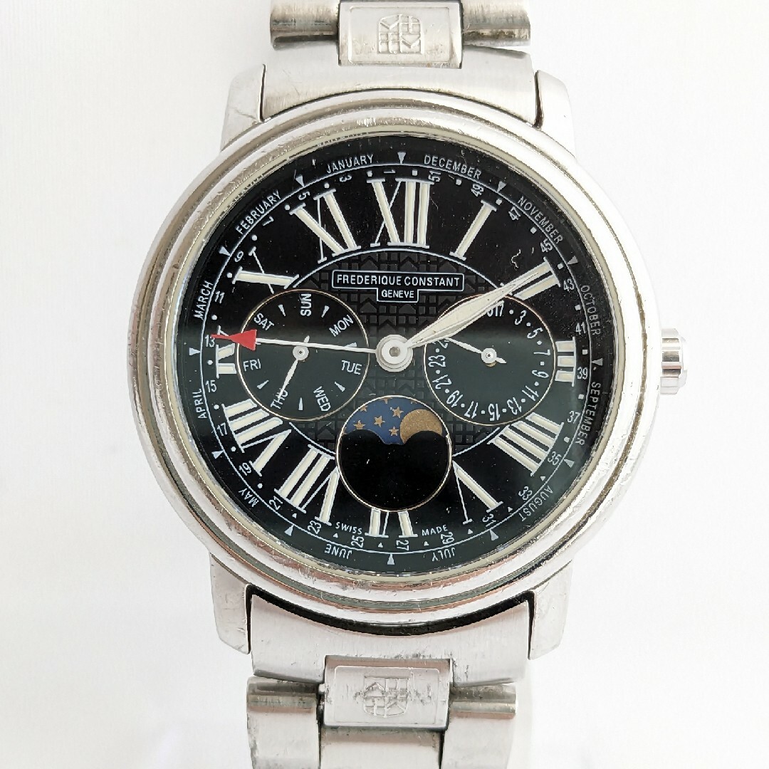 値下げ 美品 FREDERIQUE CONSTANT QZ 動作品