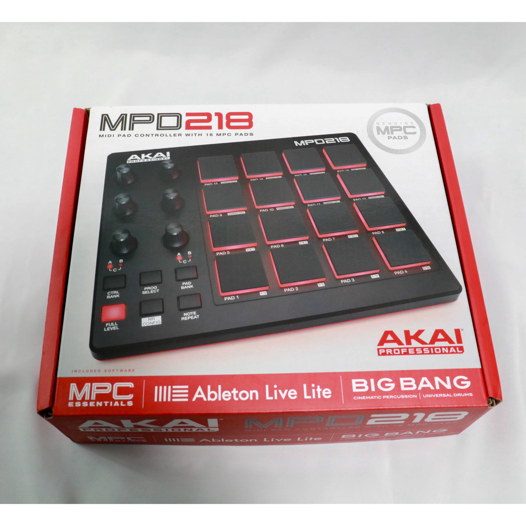 ★未使用品　AKAI Professional MPD218  楽器のDTM/DAW(その他)の商品写真