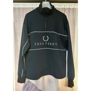 極美品　FRED PERRY ベロアトラックジャケット　ギンガムチェック　千鳥柄