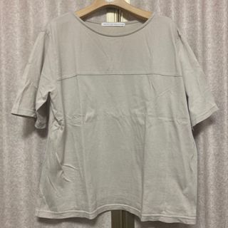 グレージュ　Tシャツ　LL(Tシャツ(半袖/袖なし))