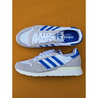 アディダス(adidas)のアディダス ZX500 27,5cm 白青 オリジナルス(スニーカー)