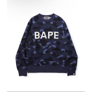 A BATHING APE アベイシングエイプ 迷彩柄 デカゴリラ スウェット