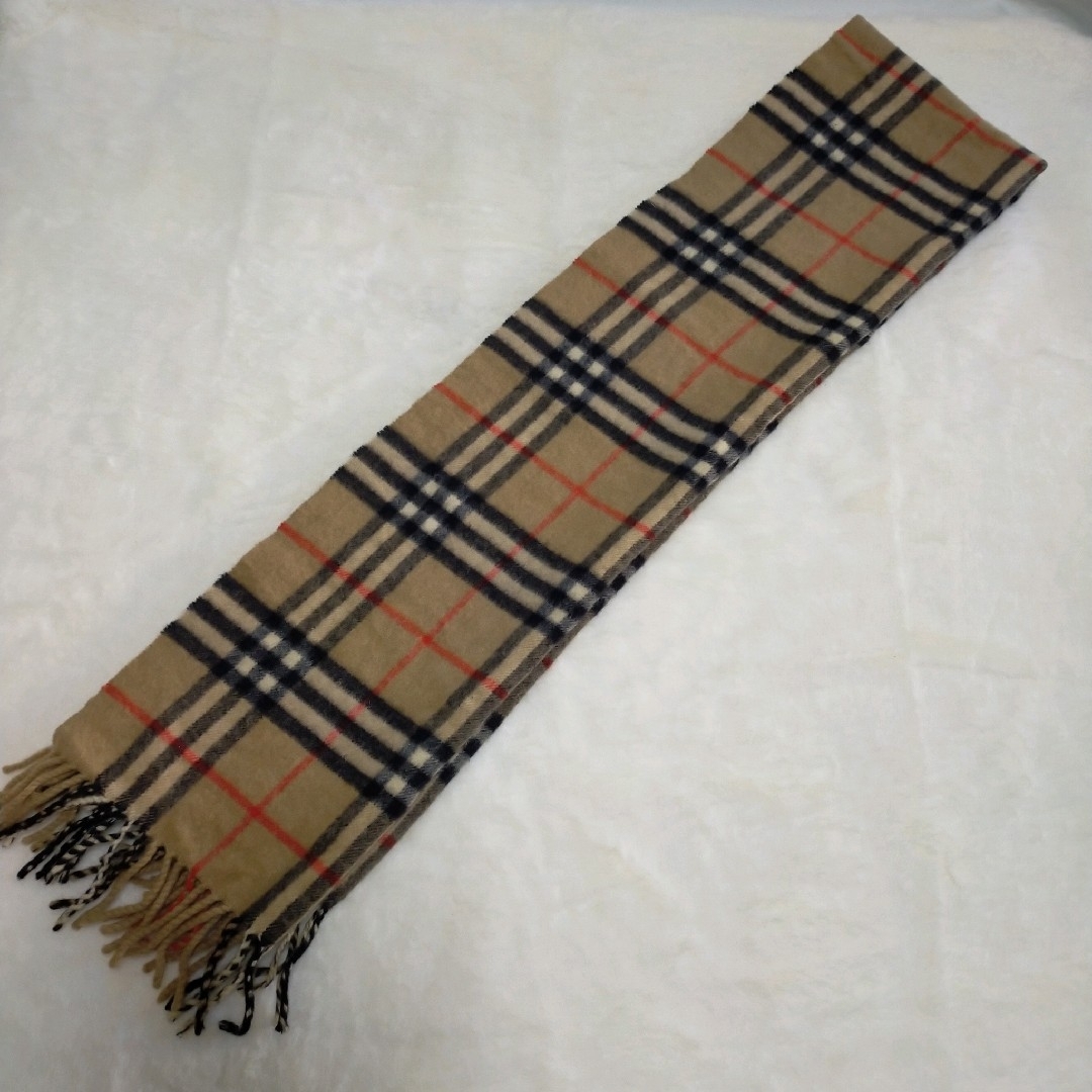 【美品・カシミヤ100%】バーバリー/BURBERRY ノバチェック柄 マフラー