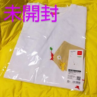 ニンテンドウ(任天堂)の【新品】ピクミン Tシャツ お宝回収ver.　L          3520(ゲームキャラクター)