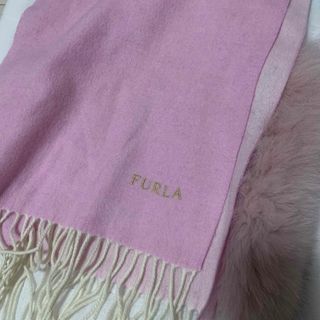 フルラ(Furla)の新品　リアルファーマフラー　ピンク(マフラー/ショール)