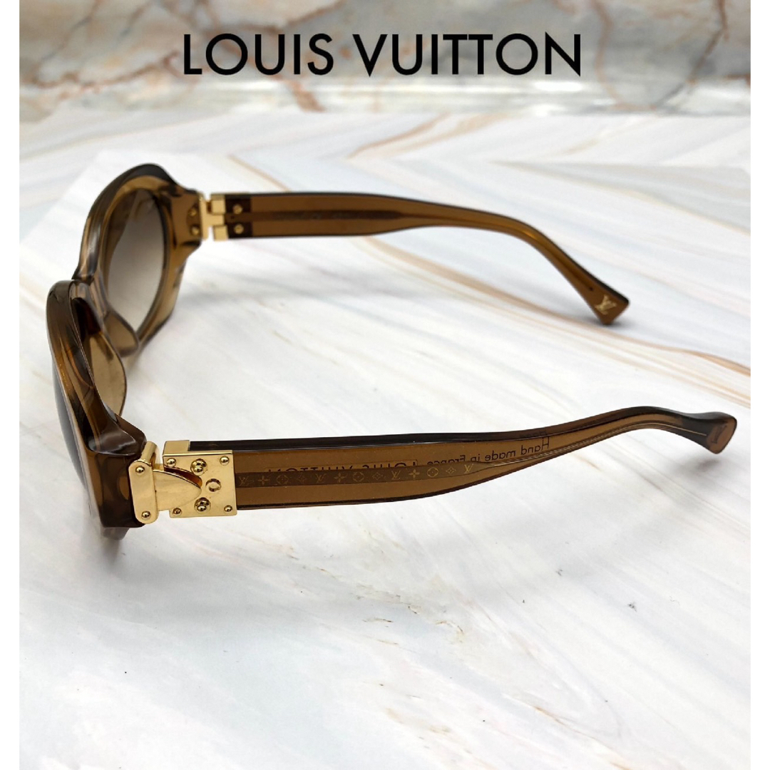 LOUIS VUITTON(ルイヴィトン)のルイヴィトンサングラス スプソンロン ゴールド ブラウングラデーション ブラウン レディースのファッション小物(サングラス/メガネ)の商品写真