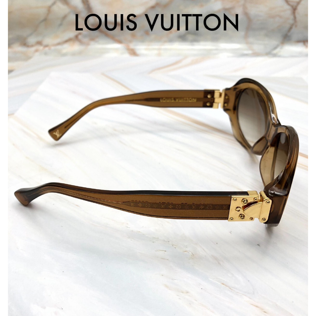 LOUIS VUITTON(ルイヴィトン)のルイヴィトンサングラス スプソンロン ゴールド ブラウングラデーション ブラウン レディースのファッション小物(サングラス/メガネ)の商品写真