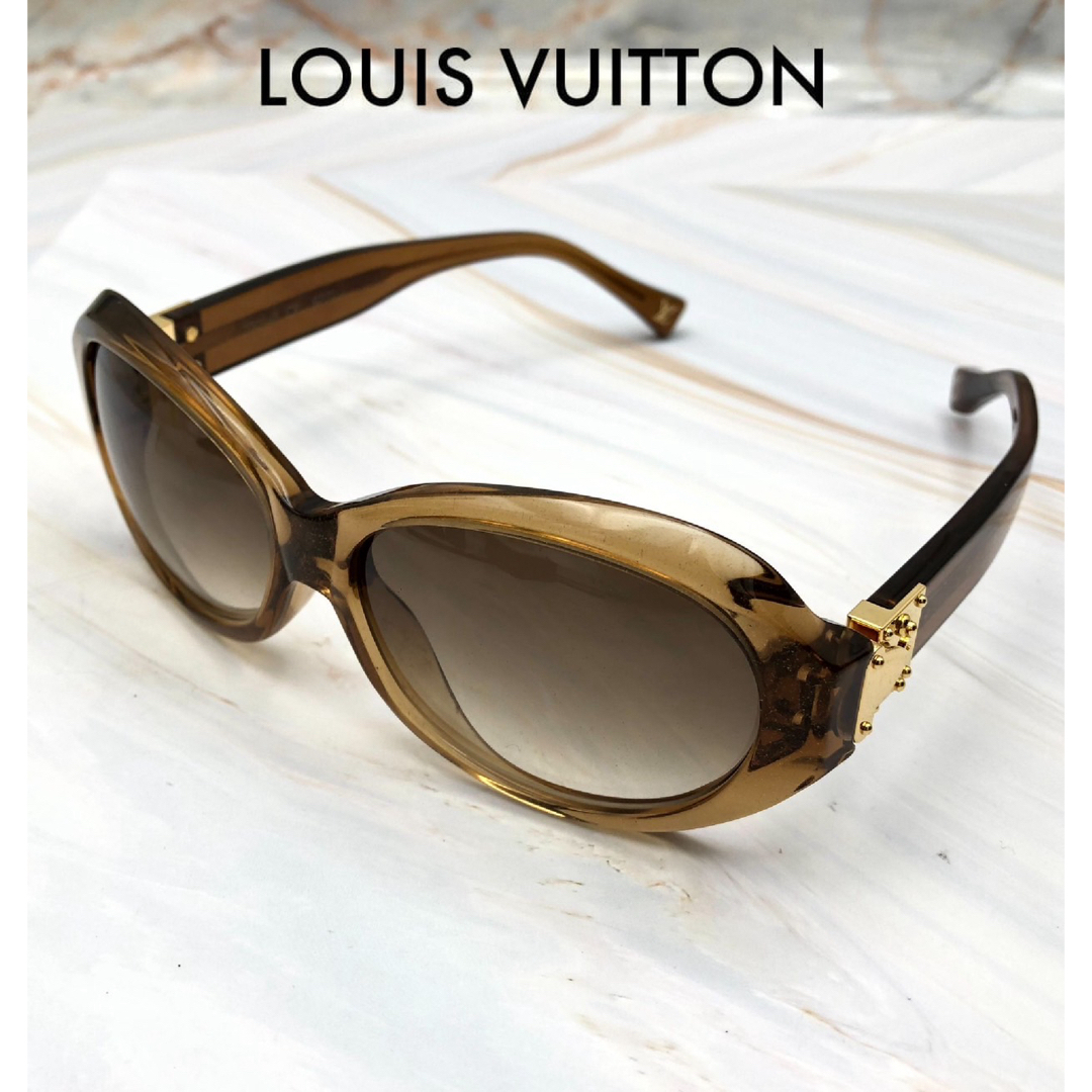 LOUIS VUITTON(ルイヴィトン)のルイヴィトンサングラス スプソンロン ゴールド ブラウングラデーション ブラウン レディースのファッション小物(サングラス/メガネ)の商品写真