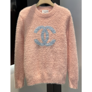 シャネル CHANEL クリーム　ウール　長袖カットソー　３８サイズ　　９９A