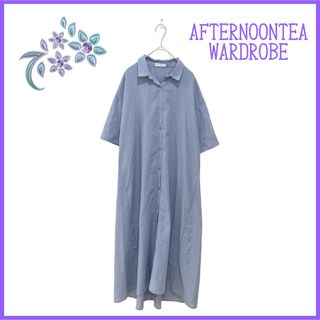 アフタヌーンティー(AfternoonTea)の【AFTERNOONTEA WARDROBE】ロングワンピース MR シャツ(ロングワンピース/マキシワンピース)