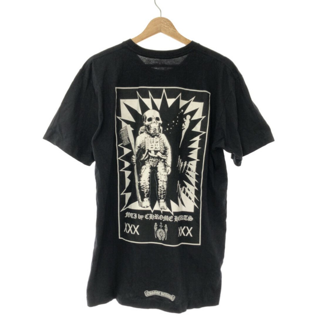 Chrome Hearts(クロムハーツ)のCHROME HEARTS クロムハーツ FOTI コットンクルーネックTシャツ ブラック L メンズのトップス(Tシャツ/カットソー(半袖/袖なし))の商品写真