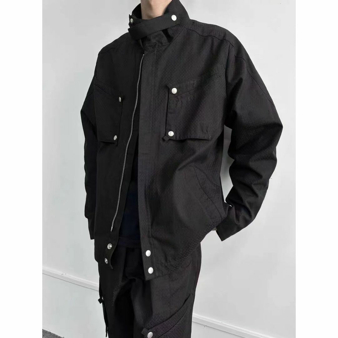 kiko kostadinov KK. JACKET03 SABLE BLACK