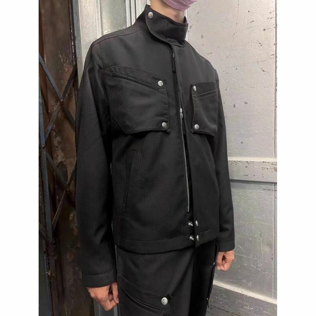 kiko kostadinov KK. JACKET03 SABLE BLACK