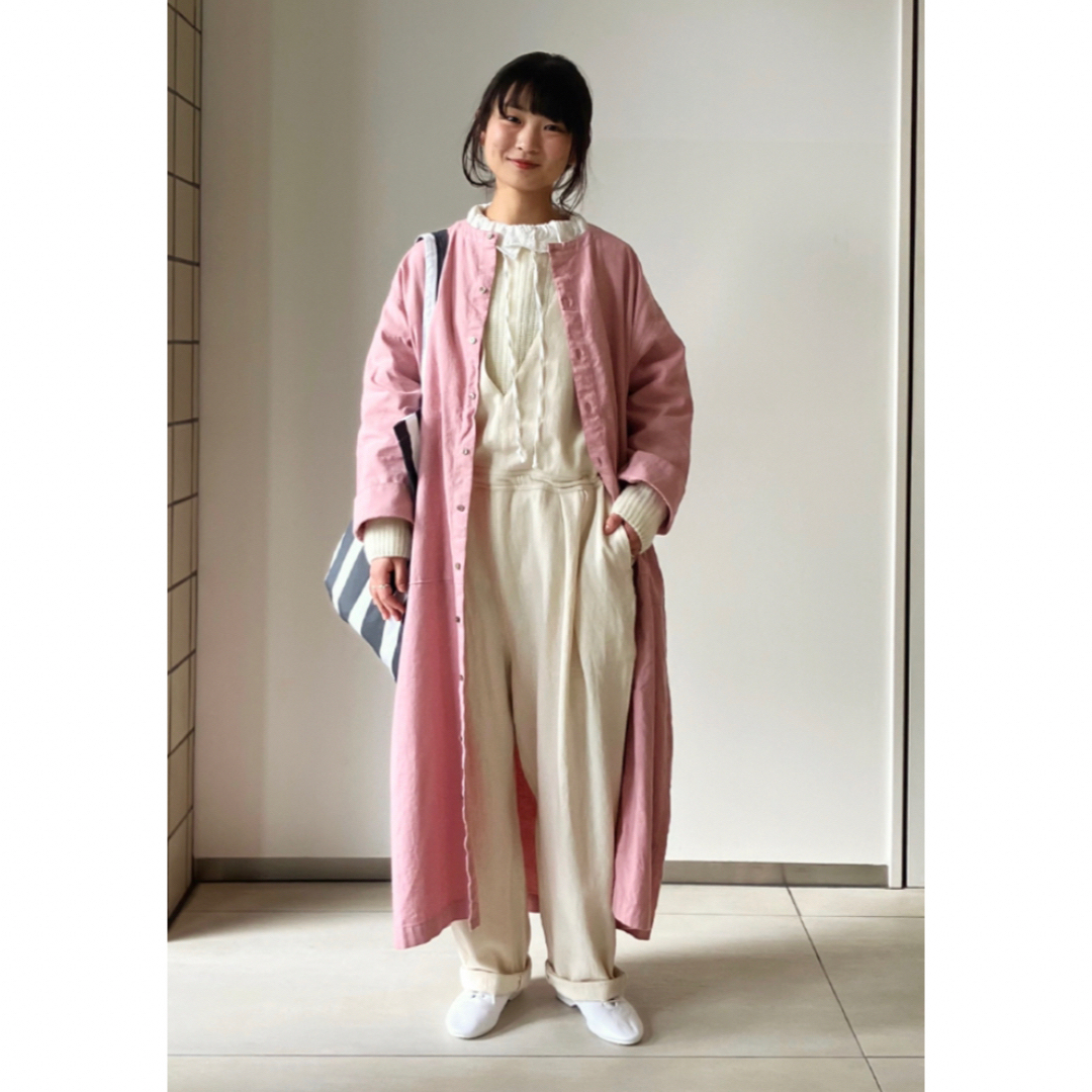 nest Robe(ネストローブ)の値下げ☆新品ネストローブ  未使用☆タグ付き☆ウール混デニムサロペット レディースのパンツ(サロペット/オーバーオール)の商品写真